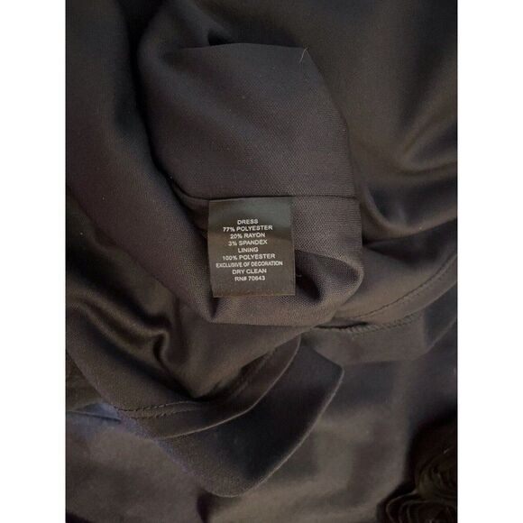 Jessica Howard Sleeveless Navy Blue Sheath Dress Size 8 Business Professional - Picture 6 of 8